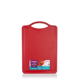 Tábua de Corte Plástica Pequena Vermelha 27cmx18,5cm Casar Sanremo