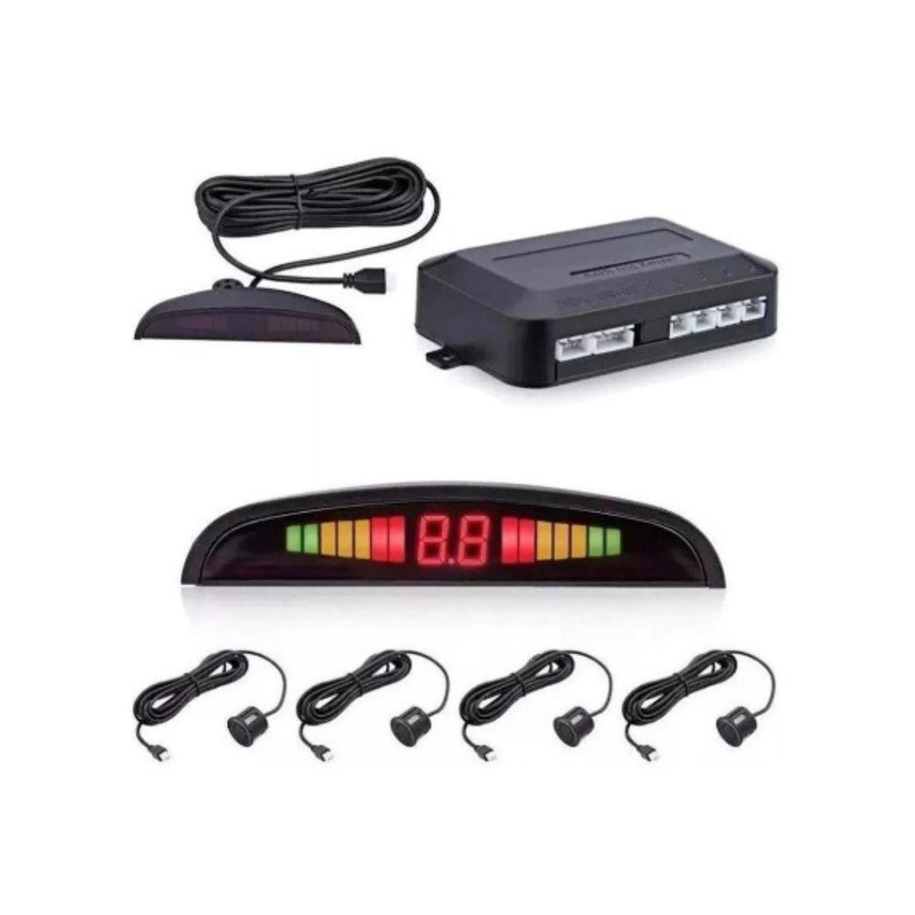 Sensor De Ré Estacionamento Knup Kp-S100 4 Sensores