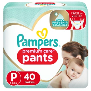 Fralda Pampers  Premium Care Pants P com 40un em Oferta na Shopee