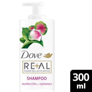 Shampoo Dove Poder das Plantas Nutrição + Gerânio Frasco 300ml