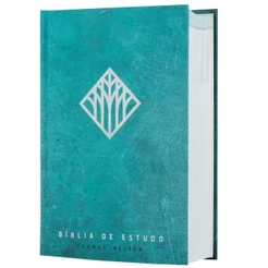 Bíblia De Estudo Thomas Nelson | Letra Normal | NVI | Capa Luxo Azul