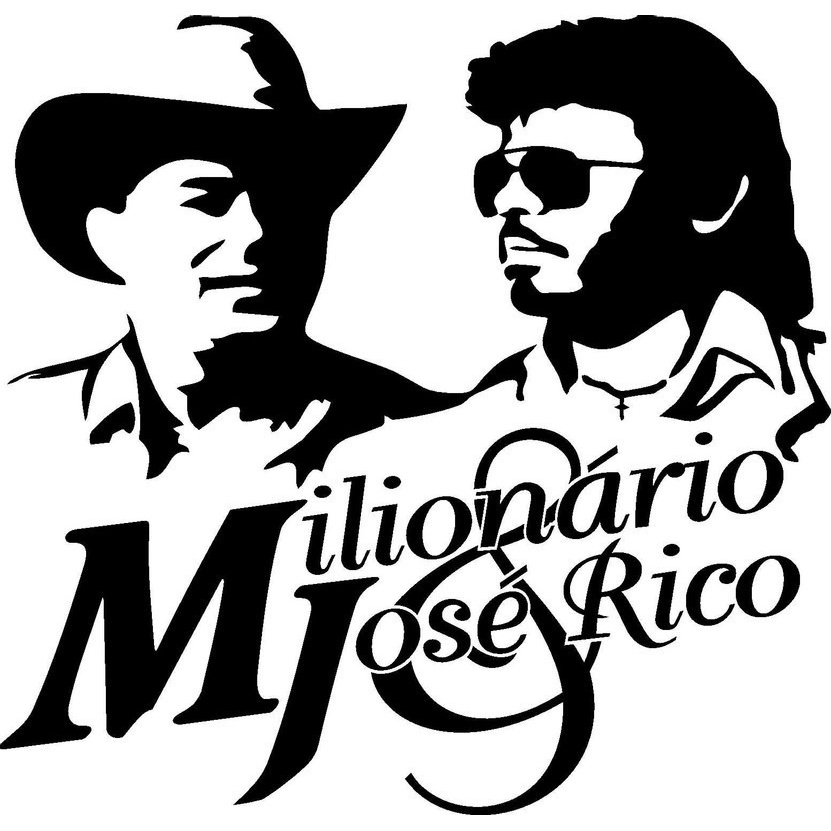 Adesivos Country Sertanejo Milionário E José Rico