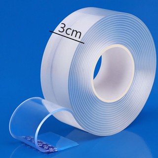 Fita Dupla Face Extra Forte Transparente NanoGel Silicone Mágica Adesiva Cola na Parede Móvel Porta