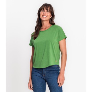 Blusa Feminina Malha Delicate Básica Rovitex Verde