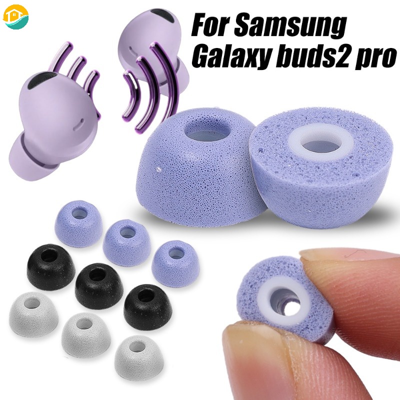 1 Par De Fones De Ouvido De Espuma De Memória Macia De Cor Sólida Mini Tampões Auriculares De Substituição Dicas Para Os S/M/L Samsung Galaxy Buds 2 Pro em Oferta na Shopee