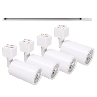 Kit Trilho Eletrificado p/ Spot Led 1M + 4 Spots 7W 3.000K Branco - Noll Led em Oferta na Shopee