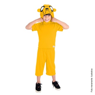 Fantasia Jake Infantil Hora Da Aventura Original Abrakadabra em Oferta na Shopee