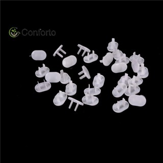 [EruditeCourtB] 30 Pcs Tampa Protetora Do Plugue De Saída De Energia Baby Protector Tomada De Alimentação De 2 Furos Protetor Para Bebês 30 30