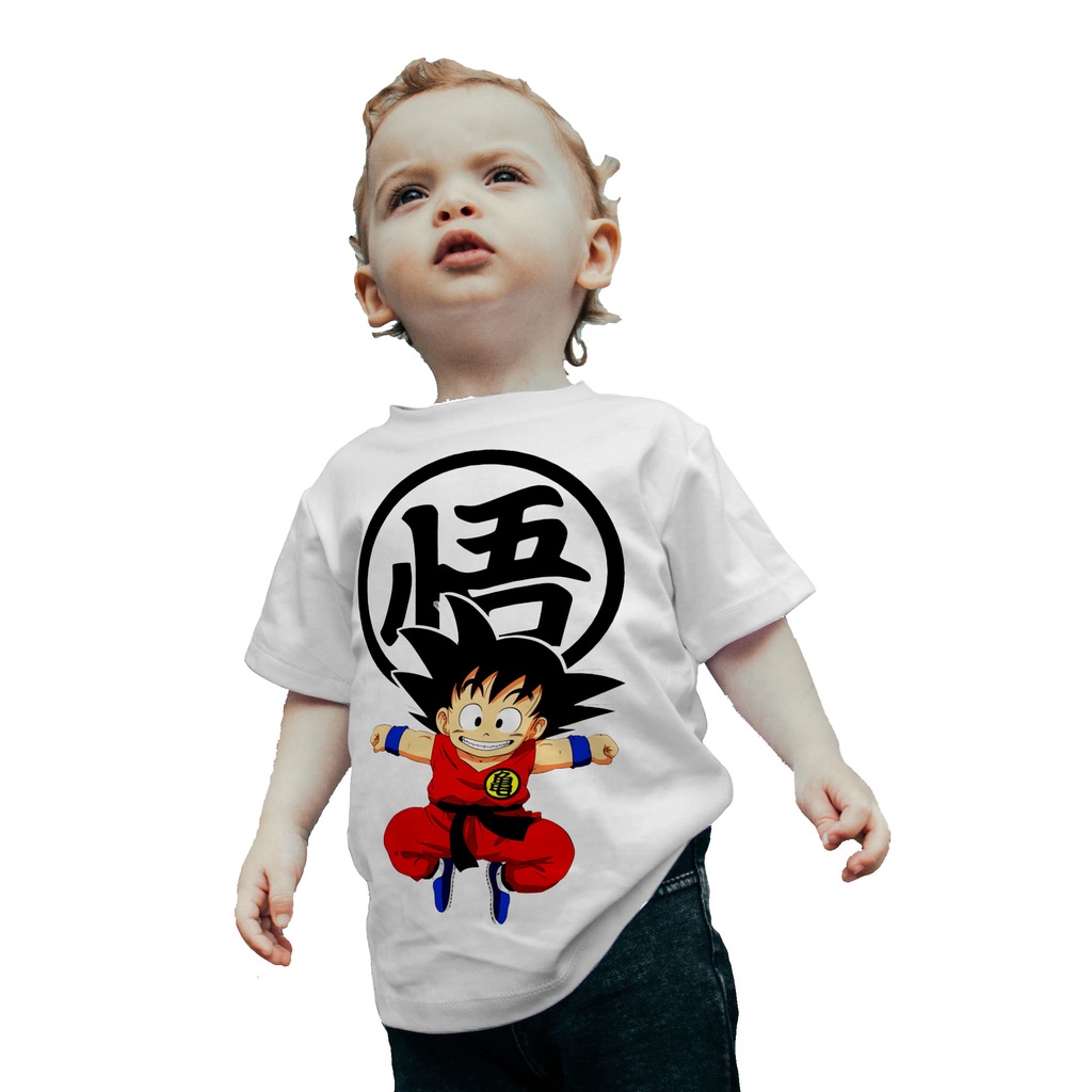 Camiseta Camisa Infantil Dragon Ball Goku Kid Anime Mangá 04