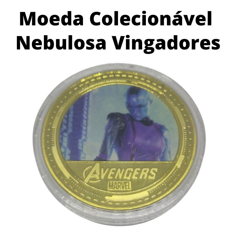 Moeda Colecionável Nebulosa Vingadores