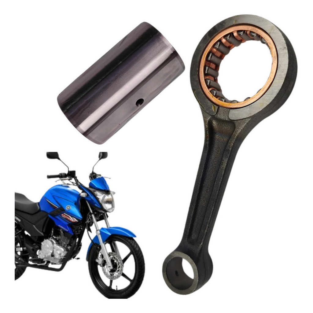Biela Fazer 150 Factor 150 Xtz 150 Crosser Pino + Rolamento Completo