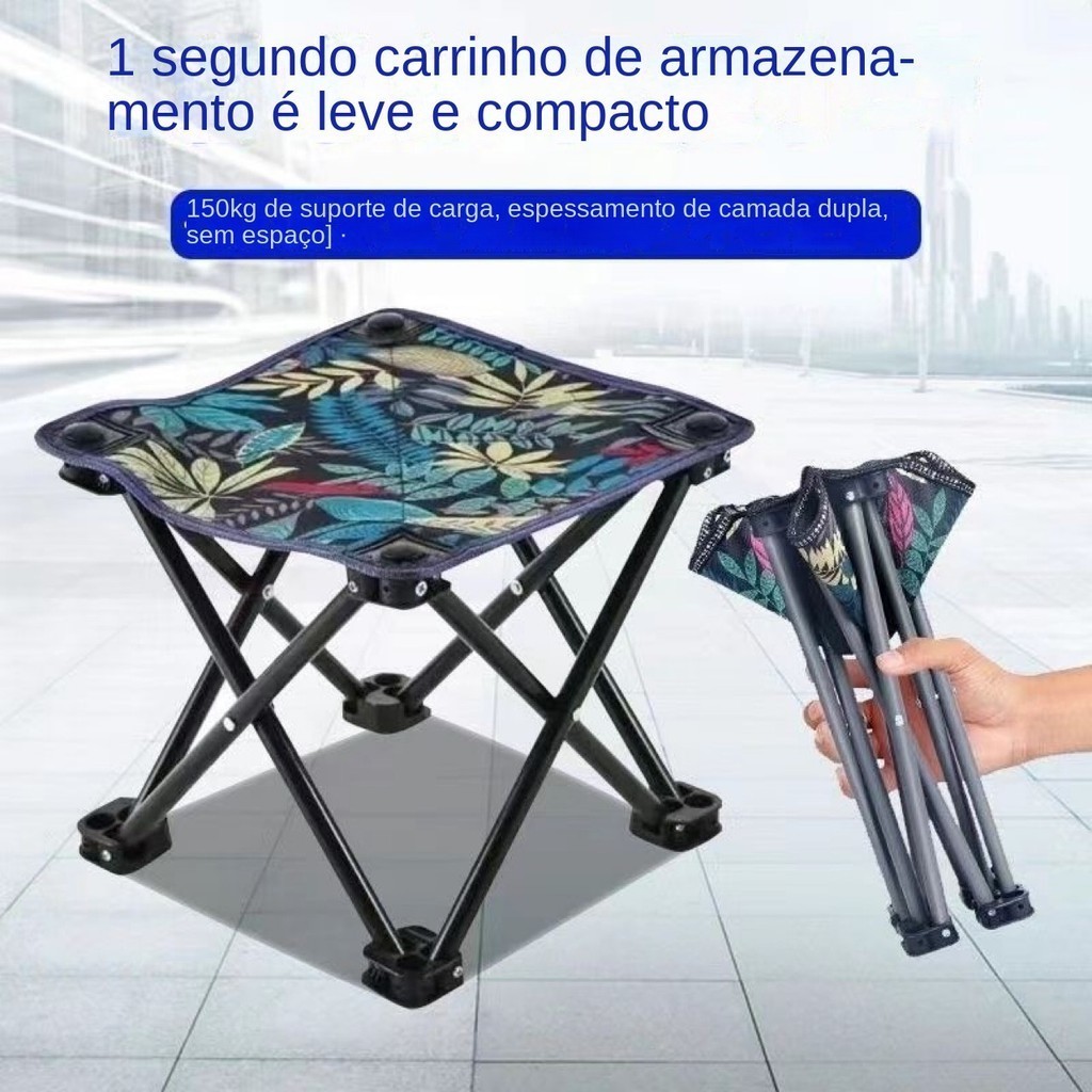 Banqueta dobrável ao ar livre cadeira de pesca portátil Mazar arte estudante pintura banqueta cadeira dobrável de lazer