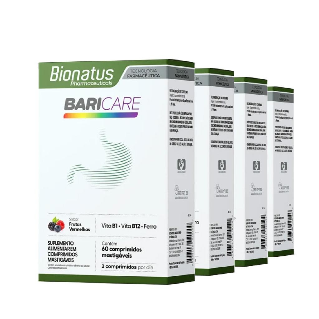 4X BARICARE BIONATUS VITAMINA BARIATRICA 60COMP