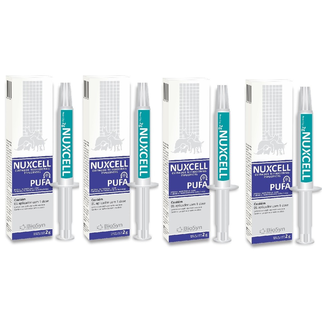 Kit 4 Nuxcell Pufa Imunidade Suplemento Vitamínico em Oferta na Shopee