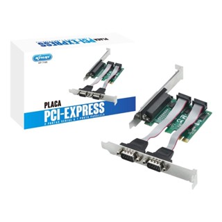Placa PCI Express 2 Portas Serial DB9 Knup KP-T105 em Oferta na Shopee