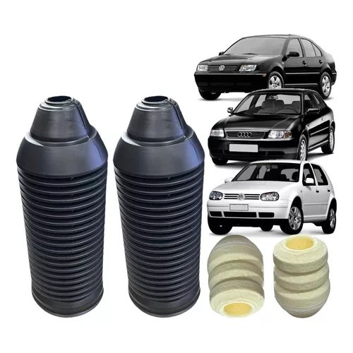Kit Batente e Coifa Amort. Diant. Gol G5 G6 G7 Saveiro Voyage Golf Polo UP Bora Virtus Golf Beetle