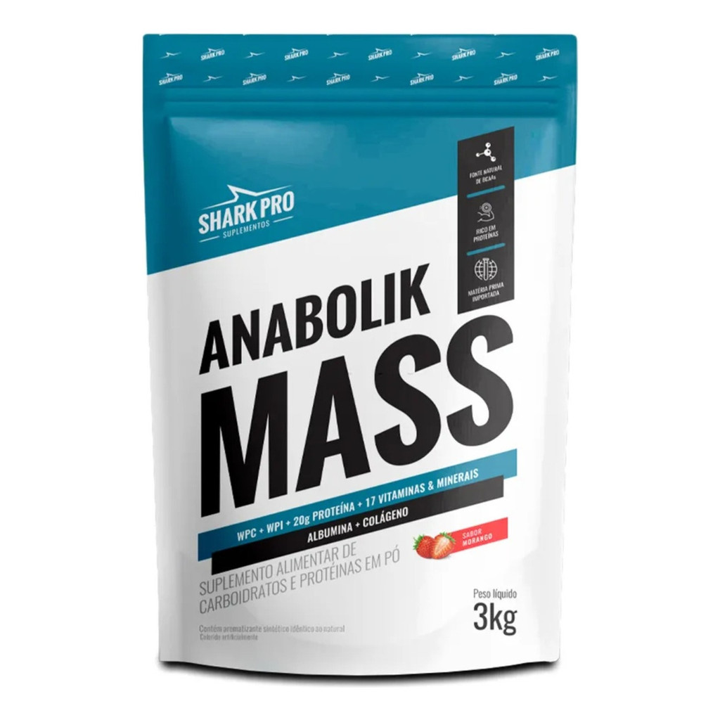 Hipercalórico Shark Pro Anabolik Mass Refil 3kg