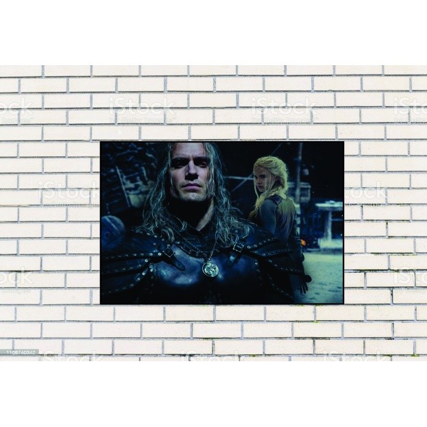 Quadro Decorativo The Witcher Serie HD TV Lindo 01 1 Peça 20x30 Mdf De Alta Qualidade