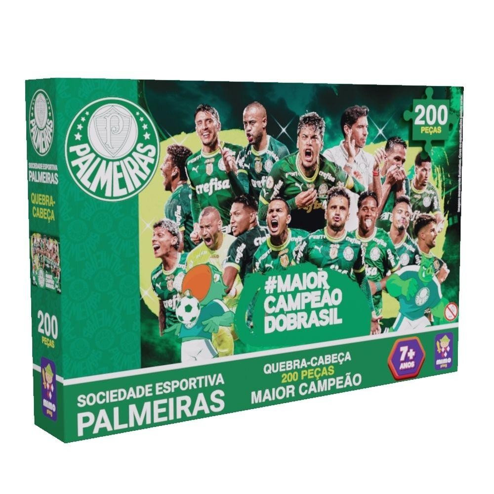 Quebra-Cabeça Time Palmeiras Maior Campeão 200 Peças - Mimo em Oferta na Shopee