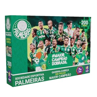 Quebra-Cabeça Time Palmeiras Maior Campeão 200 Peças - Mimo em Oferta na Shopee