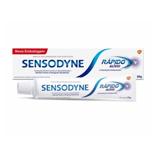 Creme Dental Sensodyne Rápido Alívio para Dentes Sensíveis 90g