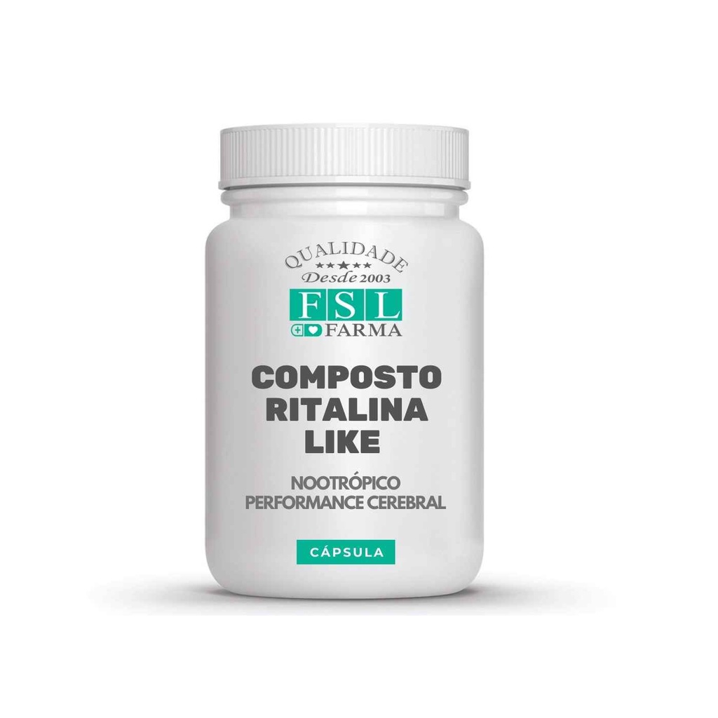 Composto RitalinaLike | Estimulante Cerebral 60 Cápsulas