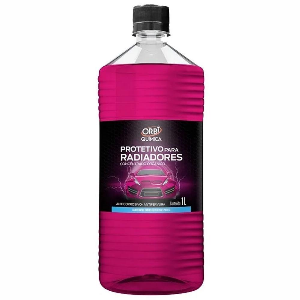 Aditivo Radiador Concentrado Orgânico 1l Rosa Orbi Quimica - Spare Parts and Accessories for Vehicles