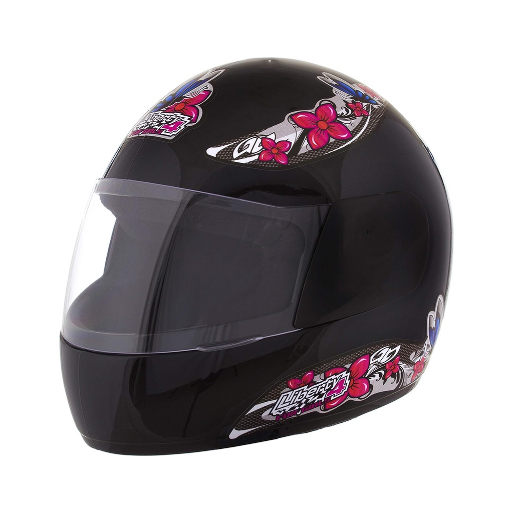 Capacete Moto Fechado Liberty Four For Girls Preto Viseira Cristal Inmetro Tamanho 56 - Pro Tork em Oferta na Shopee