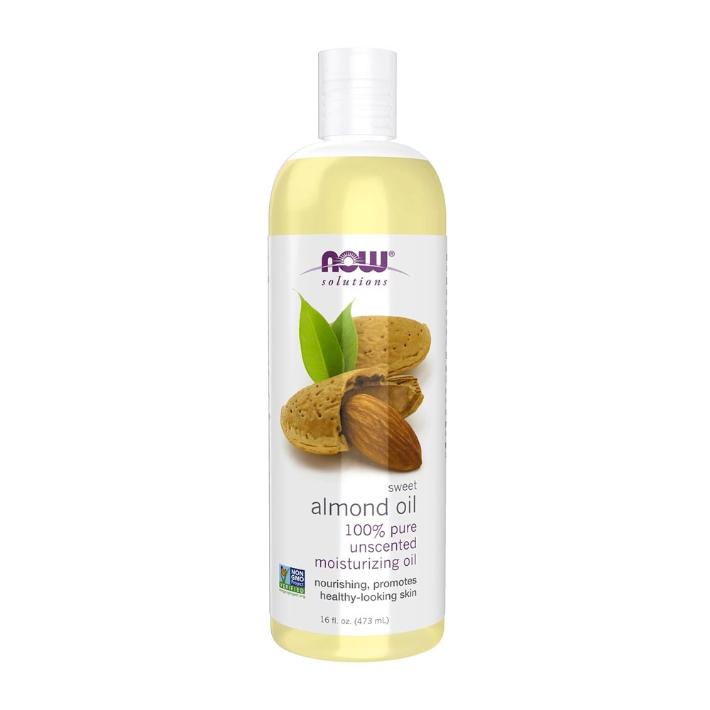 Óleo de Amendoa 473ml Now Foods Almond Oil Puro - Health