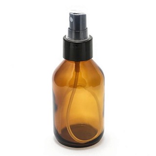 Frasco de Vidro Âmbar de 100 ml com Válvula Spray 10 unid