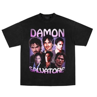 Camiseta Damon Salvatore gansta vintage 2023