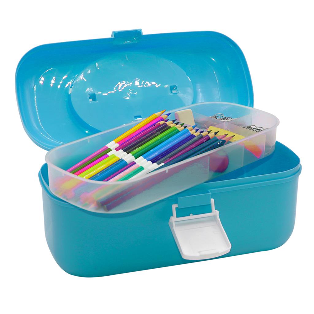 Caixa Organizadora Multiuso Portatil Pequena Organizacao De Brinquedos Medicamentos Higiene Bebe Bebe E Mamae 30cm - Monte Libano