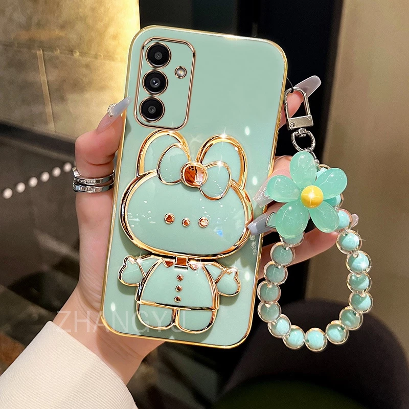 Capa Para Samsung A13 5G A14 4G A14 5G A15 A24 4G A25 5G A34 A54 5G De Celular TPU 3D Coelho Estéreo Suporte Ultra Fino — imagem 1