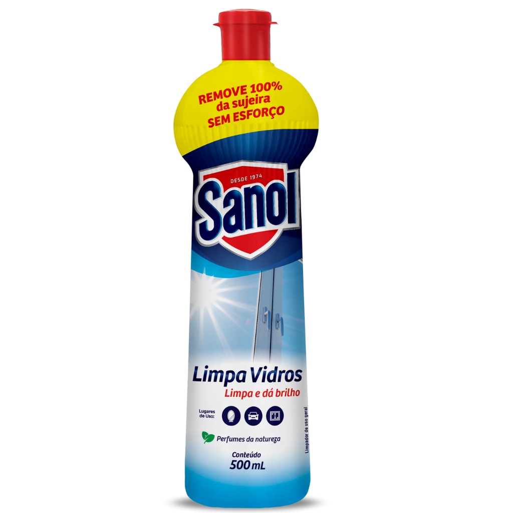 Limpa Vidros Sanol Squeeze 500ml