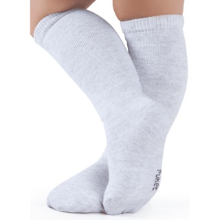 Meia Infantil Branca 3/4 Bebê Unissex Lisa Puket em Oferta na Shopee