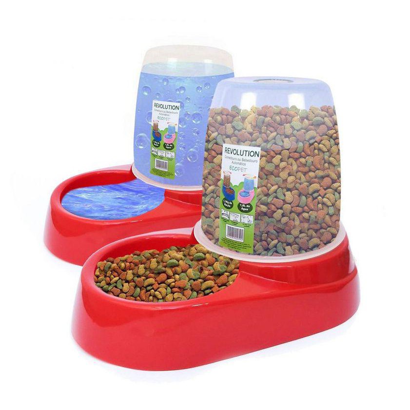 Comedouro Bebedouro Automático para Cachorro e Gatos com Dupla Função Pet, Super Resistente, Cães, Gato, Pet shop