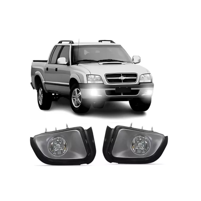 Farol Milha S10 2001 Á 2011 Blazer Pitbull