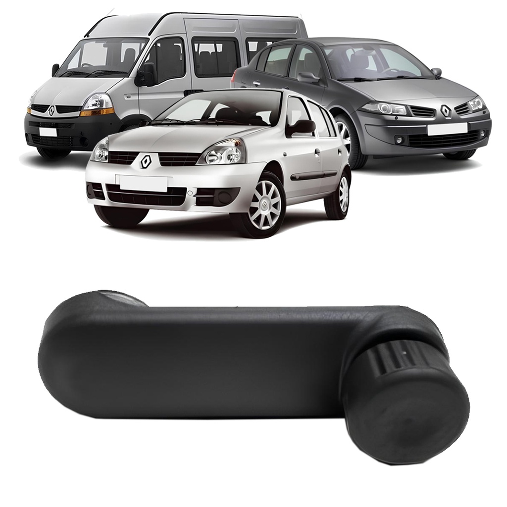 Manivela Vidro Master 2002 a 2013 Clio 99 a 2012 Mégane 97 a 2012 Sem Lado
