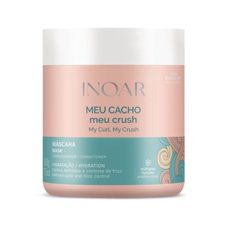 Máscara de Hidratação Inoar Meu Cacho Meu Crush Cachos Definidos e Controle de Frizz 500g