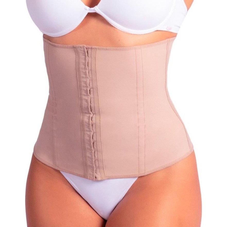 Cinta Modeladora Feminina Faixa Abdominal Cintura Emborrachada Modelform 415 Esbelt