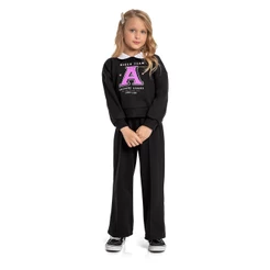 Blusão Cropped Moletom Infantil Quimby