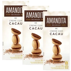 Kit 3 Chocolate Amandita 200g - Lacta