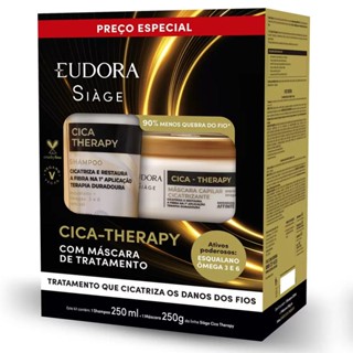 Kit Siage Shampoo 250ml + Máscara De Tratamento 200g Cica Therapy