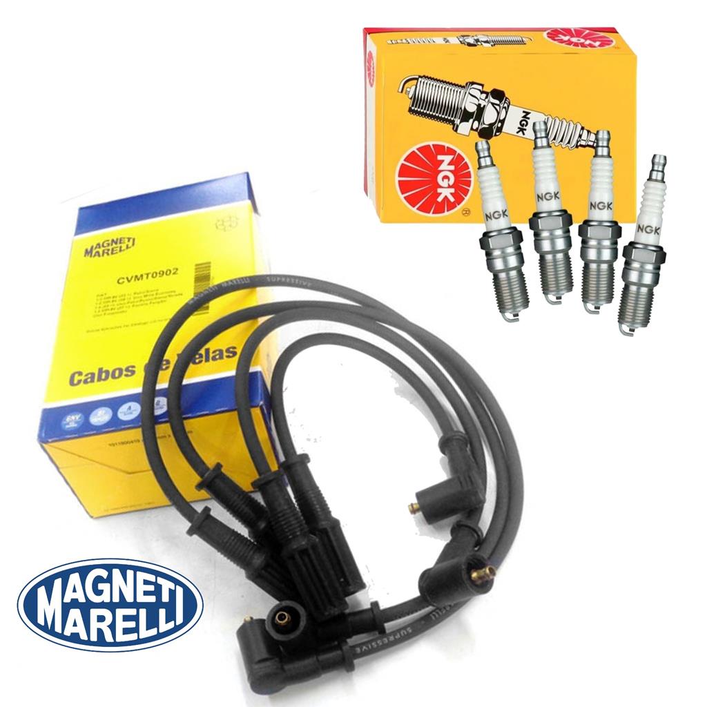 Kit Cabo + Vela Palio Fire 1.0/1.4 8v em Oferta na Shopee