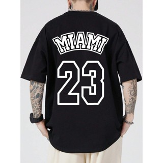 Camiseta Oversized Miami Basquete NBA Fan Esporte Estilo Streetwear
