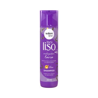 Shampoo Matizador Salon Line Meu Liso Loiro Matizado 300ml