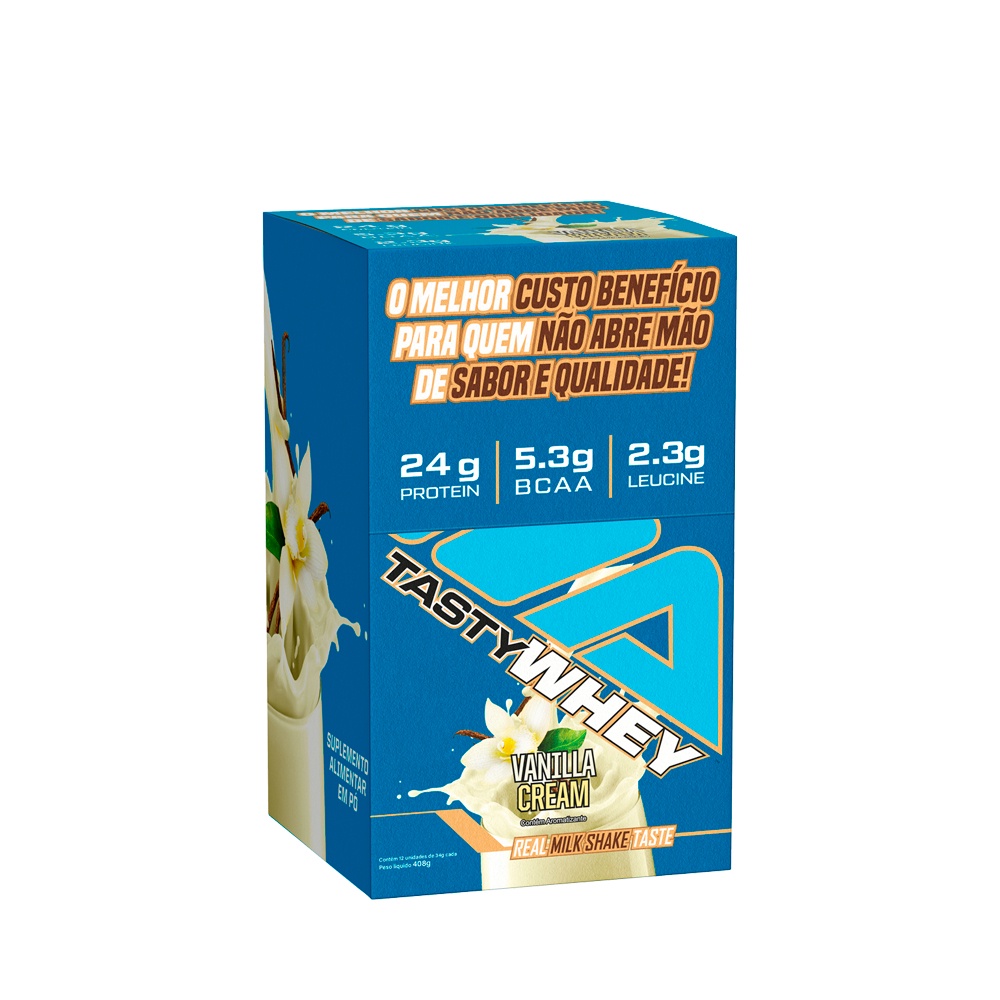 Tasty Whey 3W Box (408g) Vanilla Cream Adaptogen