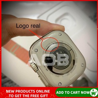 Relógio Apple ultra 2 max Gesture Resposta 49mm Bloqueio Com Logotipo De Volta Carregamento Sem Fio Para iOS Android
