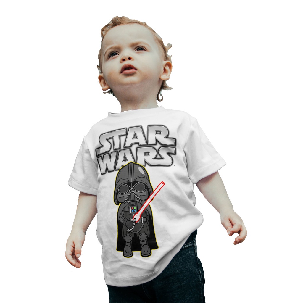Camisa Infantil Camiseta Star Wars Filme Darth Vader #1