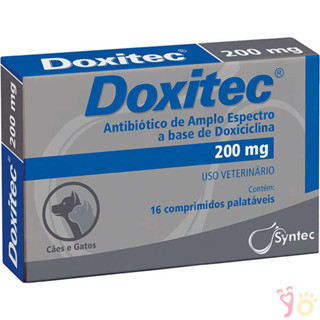 Doxitec Syntec 16 comprimidos - 200 mg em Oferta na Shopee